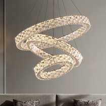 Living room lamps chandeliers restaurant lamps Italian crystal lamps atmospheric modern villa large chandeliers stairwell loft chandeliers