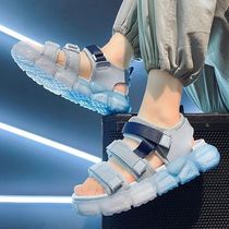 Men Summer Sandals Thick Sole Open Toe Sandals for Men Breat