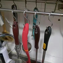 Universal s hook hook 304 stainless steel s hook solid thickened s-shaped hook s-shaped hook load-bearing hanging meat bacon
