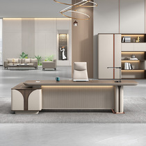Boss desk office desk simple modern president manager desk high-end boss office desk and chair combination office furniture