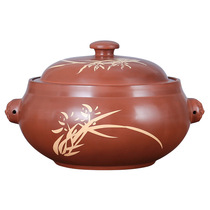 26X8 Yunnan Jianshui purple clay steam pot chicken steam pot household steamer non-purple clay soup pot steam pot soup pot