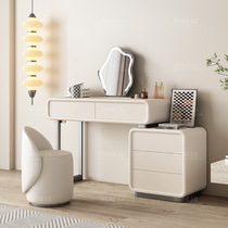 lyFrench simple cream style dressing table bedroom small apartment solid wood dressing table style storage cabinet 1
