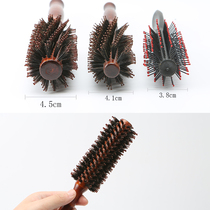 Fluffy straight hair roller comb hair salon styling round roller comb hair shop dedicated large curly boar bristle professional comb