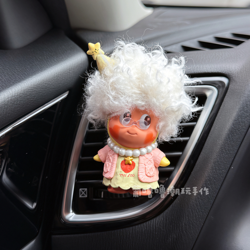 Authentic Pop Mart Star People Heartbeat Series Car Air Freshener Car Vent Decoration Car Interior Accessories