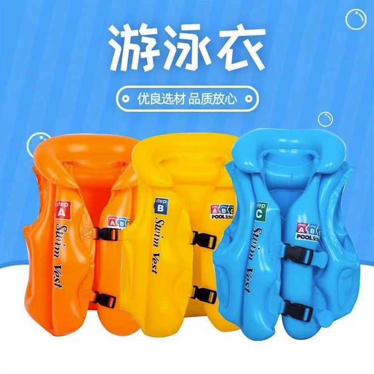 phao bơi buộc bụng Bơi Trẻ Em Vòng Áo Phao Bơm Hơi Sức Nổi Áo Vest Dày Trẻ Em Người Lớn Áo Vest Bơi Vòng Bơi Sát Nách dụng cụ tập bơi cho bé phao bơi tròn