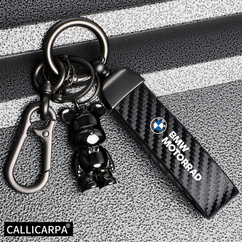 Suitable for Bmw Motorcycle Carbon Fiber Pattern Keychain g 310 Gs F 850 Gs Pendant Buckle Personalized Decoration Suitable for Bmw Motorcycle Carbon Fiber Pattern Keychain g 310 Gs F 850 Gs Pendant Buckle Personalized Decoration