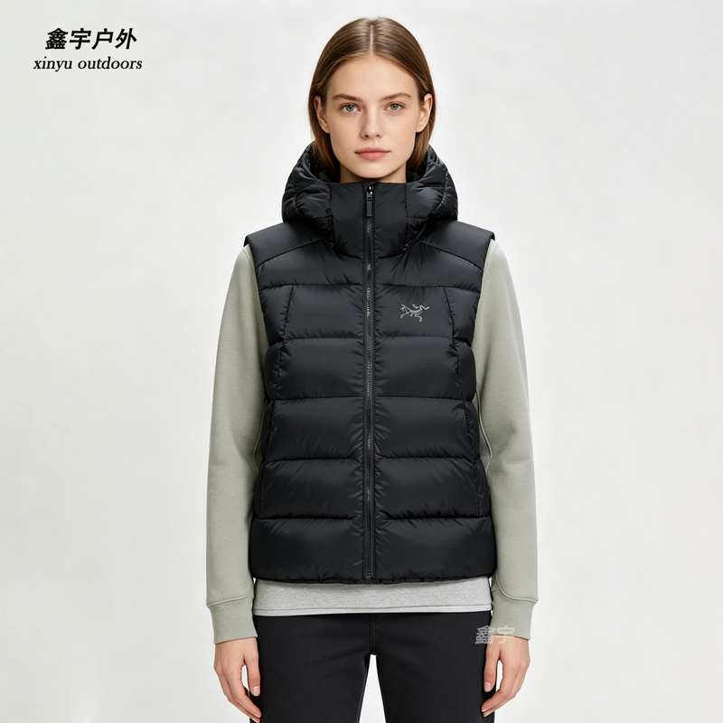 Arcteryx Thorium Vest Women's Hooded Thick Sleeveless Warm down Vest Arcteryx Thorium Vest Women's Hooded Thick Sleeveless Warm down Vest