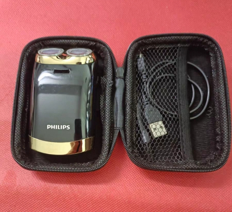 Philips Electric Shaver, Model Hs199, Black with Gold Trim Philips Electric Shaver, Model Hs199, Black with Gold Trim