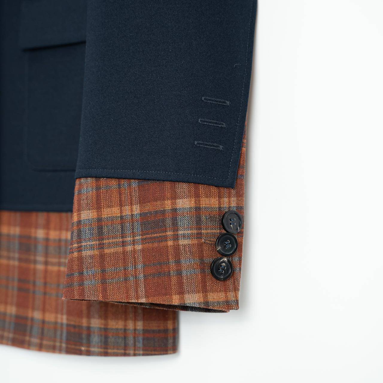 Теперь маткаси CDG девушка плед цвет hit сращивание дизайн смысл пальто костюм 