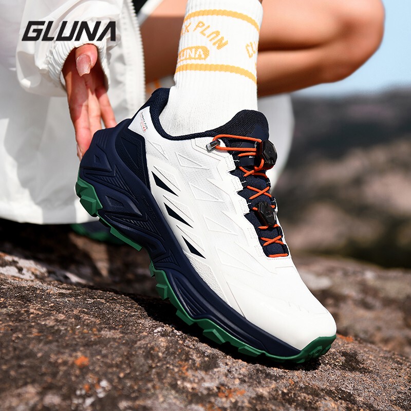 Gluna Summer Breathable Mesh Trail Running Shoes for Men and Women, Non-Slip Lightweight Outdoor Hiking and Mountaineering Shoes