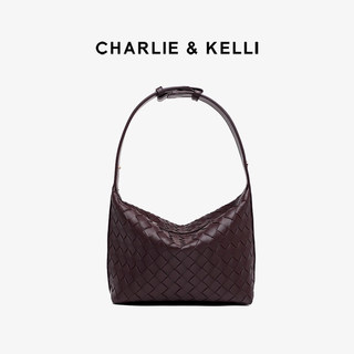 Charlie&Kelli Women's Bag 2026 New Retro Niche Handbag Shoulder Pillow Bag Commuter Woven Bag Trendy