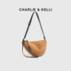 CHARLIE&KELLI bag women's 2026 new niche high-end croissant bag texture single shoulder crossbody bag trendy