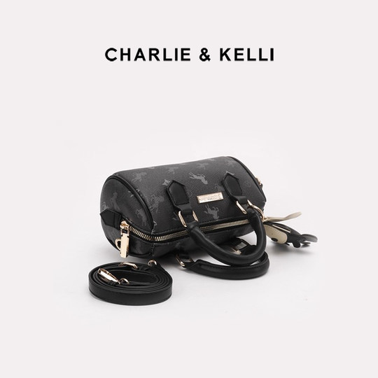 CHARLIE&KELLI bag women's 2026 new commuter shoulder crossbody bag fashion handheld Boston bag