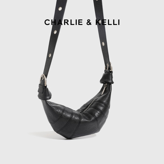 CHARLIE&KELLI bag women's 2026 new niche commuter shoulder crossbody bag high-end croissant bag