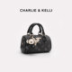 CHARLIE&KELLI bag women's 2026 new commuter shoulder crossbody bag fashion handheld Boston bag