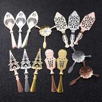 Stainless steel 304 absinthe spoon sugar cube colander mesh