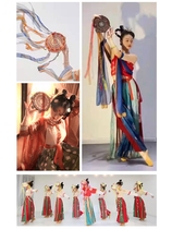 Tambourine dance props musical instrument Feitian music drum tambourine drummer drummer claps and shakes tambourine drum Dunhuang drum kindergarten