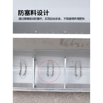 Stainless steel double fabric trough piglet feeding trough piglet feeding trough 333 feeding trough feeding pig trough steel trough