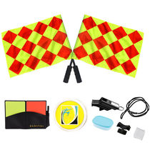 Bingrong professional football referee equipment red and yellow card whistle patrol flag picker football training equipment competition set