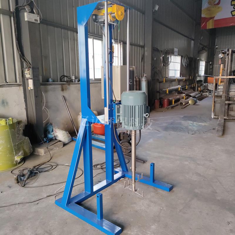 500kg Sewing Agent Mixer with Variable Frequency Speed Control, Liquid Mixing Tank, High-Speed Mixing and Dispersing Machine