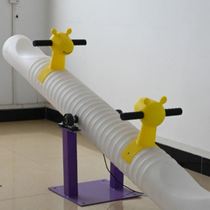 Luminous seesaw outdoor LED solar internet celebrity luminous colorful childrens double parent-child amusement Shaanxi