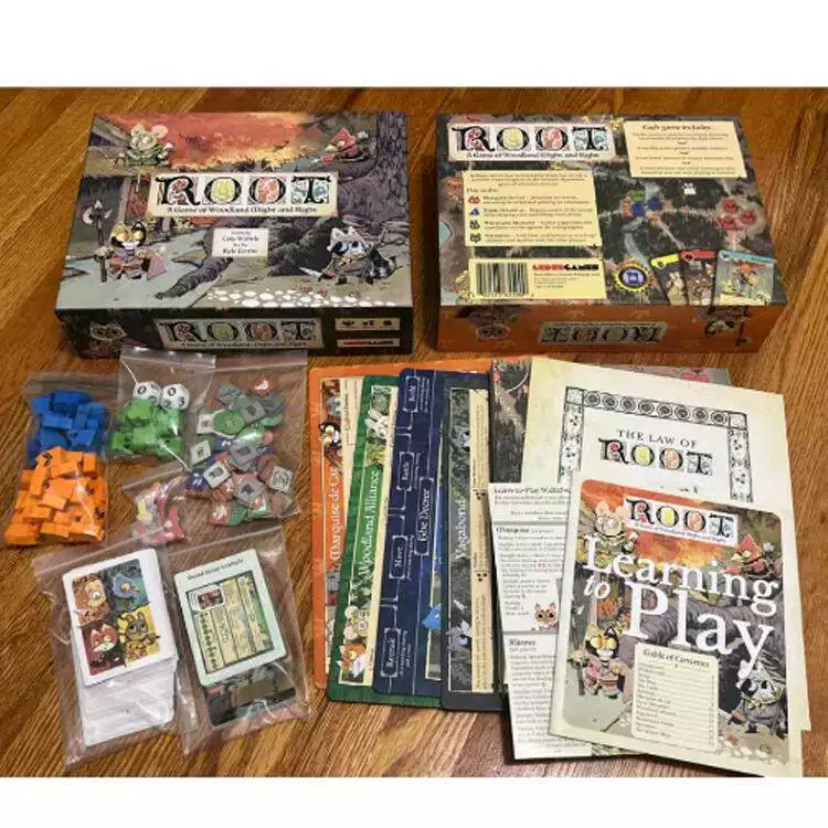 Leeder Games Root: The Riverfolk Expansion Basic Advanced Boarded Boarding Card