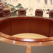 Round 603# office furniture type large sales department solid diameter wood modern simple environmentally friendly mobile conference room direct meeting