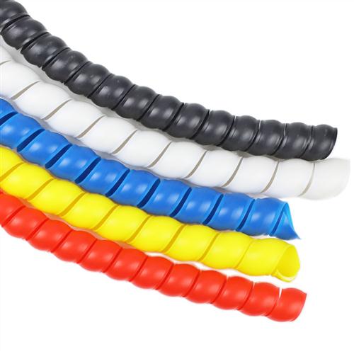 Spiral pipe hydraulic tubing protective sheath Car wash cleaner high-pressure water pipe windpipe abrasion resistant rubber pipe cable winding pipe-Taobao