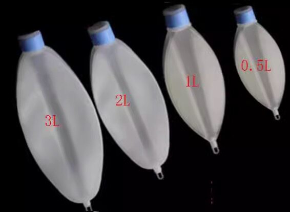 硅胶气囊呼吸麻醉机硅胶皮囊0.5L 1L 2L 3L 呼吸袋