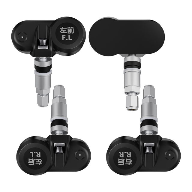 Solar tire pressure monitor color screen digital tire pressure monitoring system high-precision car special TPMS