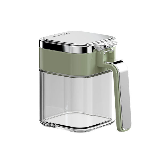 轻奢调味罐家用厨房调味盒分装盐味精调味收纳盒防漏密封调料瓶