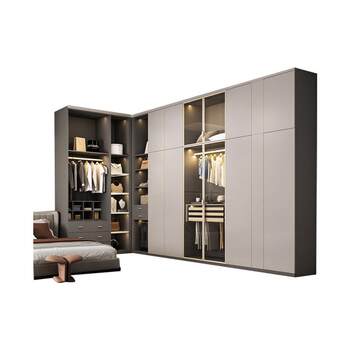 Whole house furniture tatami bed cabinet simple wardrobe computer desk file cabinet box bed cabinet assembly simple factory