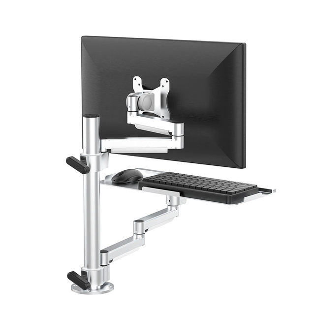 Baishijie Brand 2025 New Industrial Equipment Integrated Aluminum Alloy Keyboard and Mouse Holder Computer Monitor Manufacturer