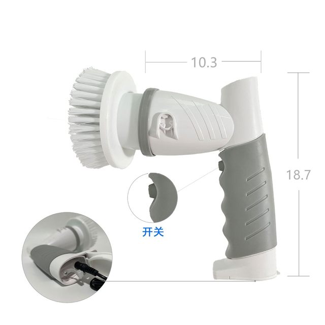 Charging electric cleaning brushes household appliances kitchen cleaning tools ceramic tile glass wipe cleaning machine long handle mop