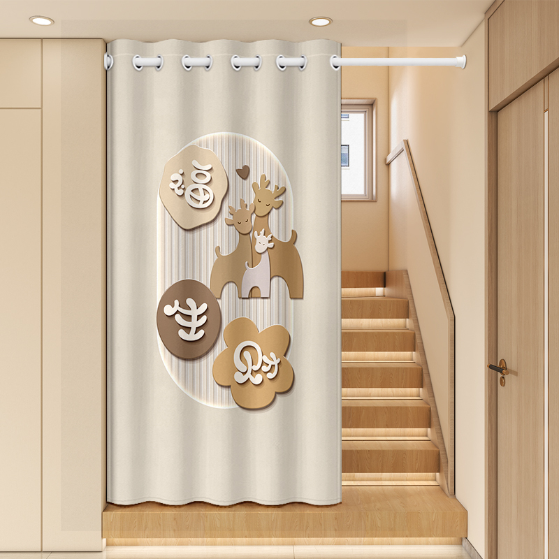 Special Door Curtain for Hallway, Corridor, and Stairway Entrance, Entryway, Living Room Partition Curtain, No-Drill Installation, Winter Insulation and Shading Curtain Special Door Curtain for Hallway, Corridor, and Stairway Entrance, Entryway, Living Room Partition Curtain, No-Drill Installation, Winter Insulation and Shading Curtain