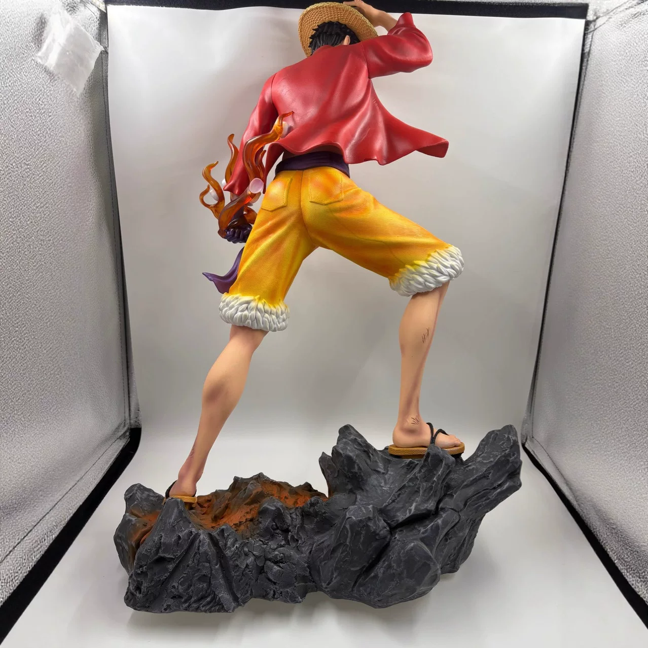 Аниме One Piece модель, большой новый Yonko Луфи, доминирующий стоящий Yonko Луфи статуя модель One Piece