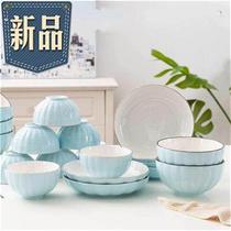 Ceramic dish dish dish dish dish household ceramic deep disk microwave dish dish microwave dish microwave dish meal microwave