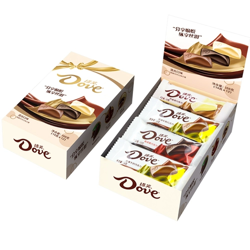 Dove Chocolate Gift Box Film Slip Milk Black and White Coach Отправить подругу закуски травяной кантон 10 миллиардов субсидий