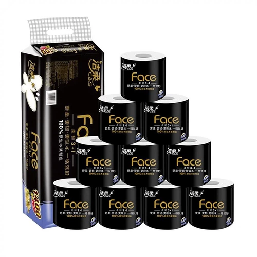 洁柔 Черная лицевая бумага 140 г лицом рулона труб