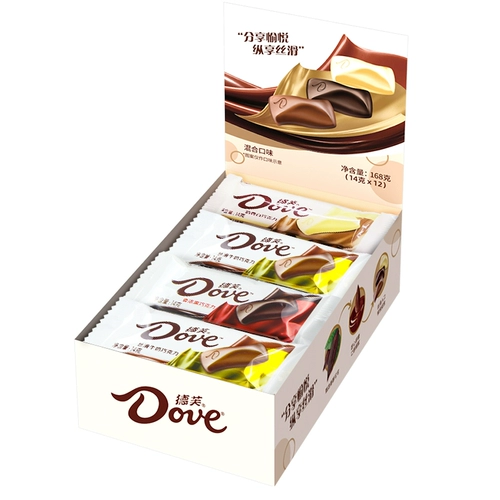 Dove Chocolate Gift Box Film Slip Milk Black and White Coach Отправить подругу закуски травяной кантон 10 миллиардов субсидий