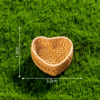 9 # коричневая бамбуковая корзина в форме сердца, 28 стилей