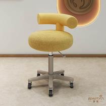 Backrest beauty stool beauty salon special large work stool pulley stool barber shop manicurist chair lift