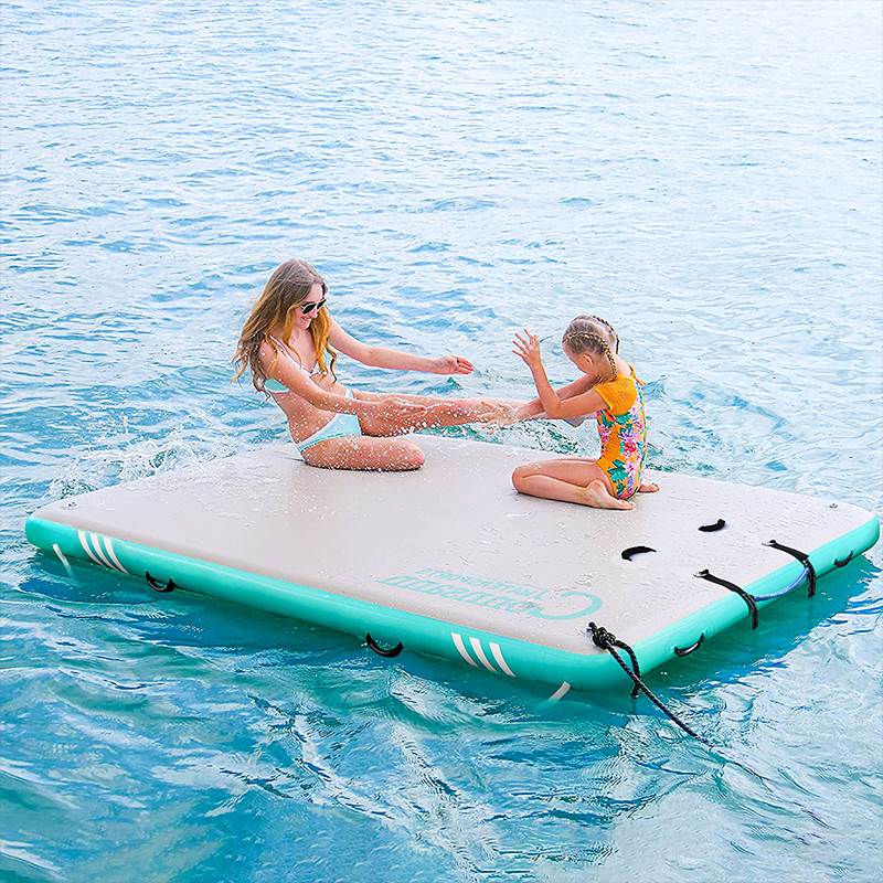 Water Inflatable Floating Board Casual Recreational Floating Bed Inflatable Floating Blanket Foldable Deck Chair Floating Terrace Floating Sea Toys-Taobao