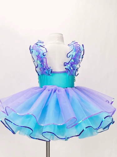 Детский костюм, милые блестки для ногтей, наряд маленькой принцессы для раннего возраста, юбка-пачка