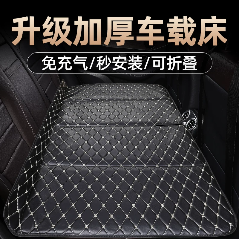 Foldable handheld children's inflatable mattress for traveling