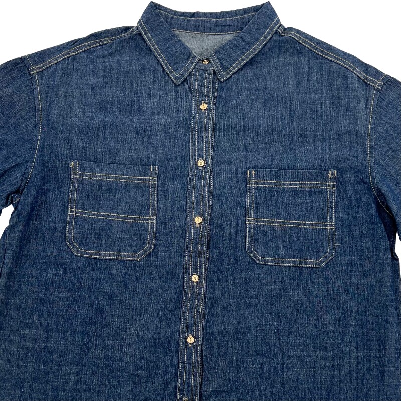 Джинсовая рубашка vintage古着美式复古阿美咔叽水洗做旧长袖日系牛仔衬衫男女n2