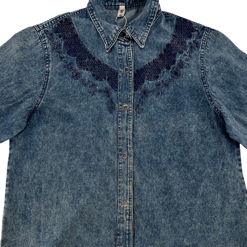 Джинсовая рубашка vintage古着美式复古阿美咔叽水洗做旧长袖日系牛仔衬衫男女n2