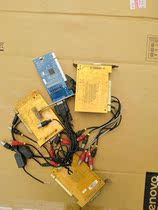 Second-hand PCI surveillance video capture card dedicated for desktop computer installation and analog surveillance with pigtails and rust