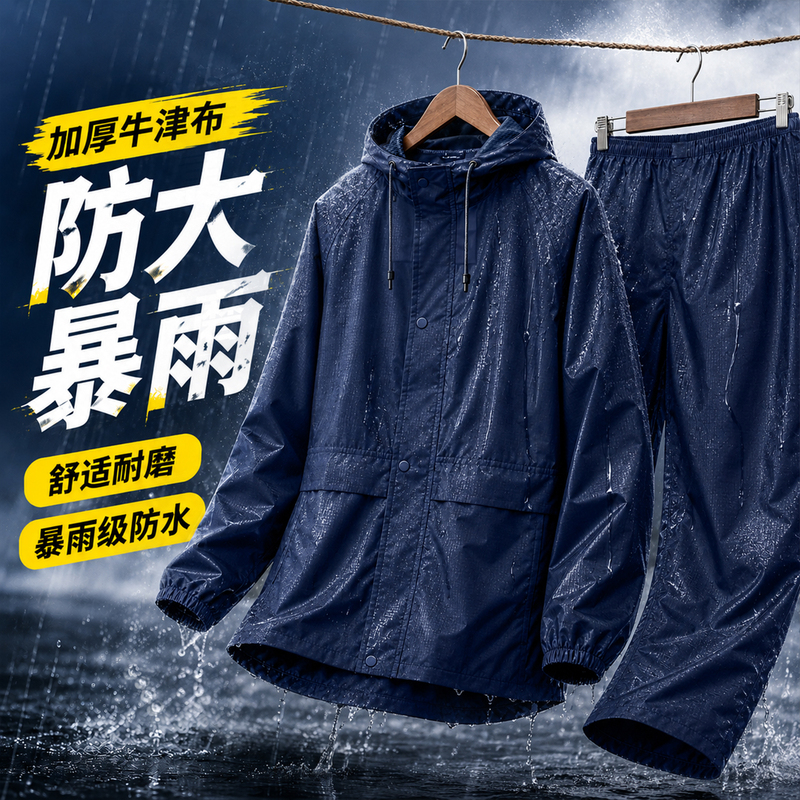 Standard Raincoat Split Set for Men and Women, Breathable, Heavy Rain Protection, Outdoor Work Protection, Single-Person Olive Green Rain Poncho Raincoat Standard Raincoat Split Set for Men and Women, Breathable, Heavy Rain Protection, Outdoor Work Protection, Single-Person Olive Green Rain Poncho Raincoat