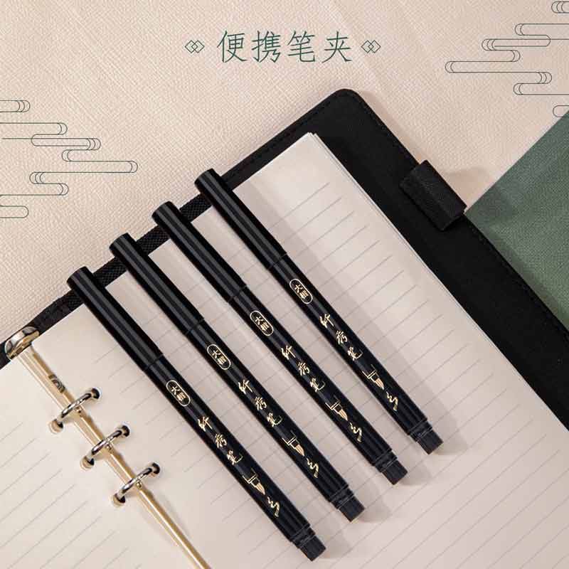 The right-hand show Lipen soft pen hard small block can be added ink Show Lie pen Calligraphy Practicing Calligraphy special Chinese soft-head brush-Taobao